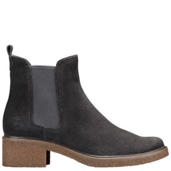 Timberland Brinda Chelsea Boots, Dark Grey Suede - Picture 3 of 5